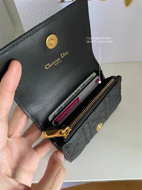 dior card holder dupe
